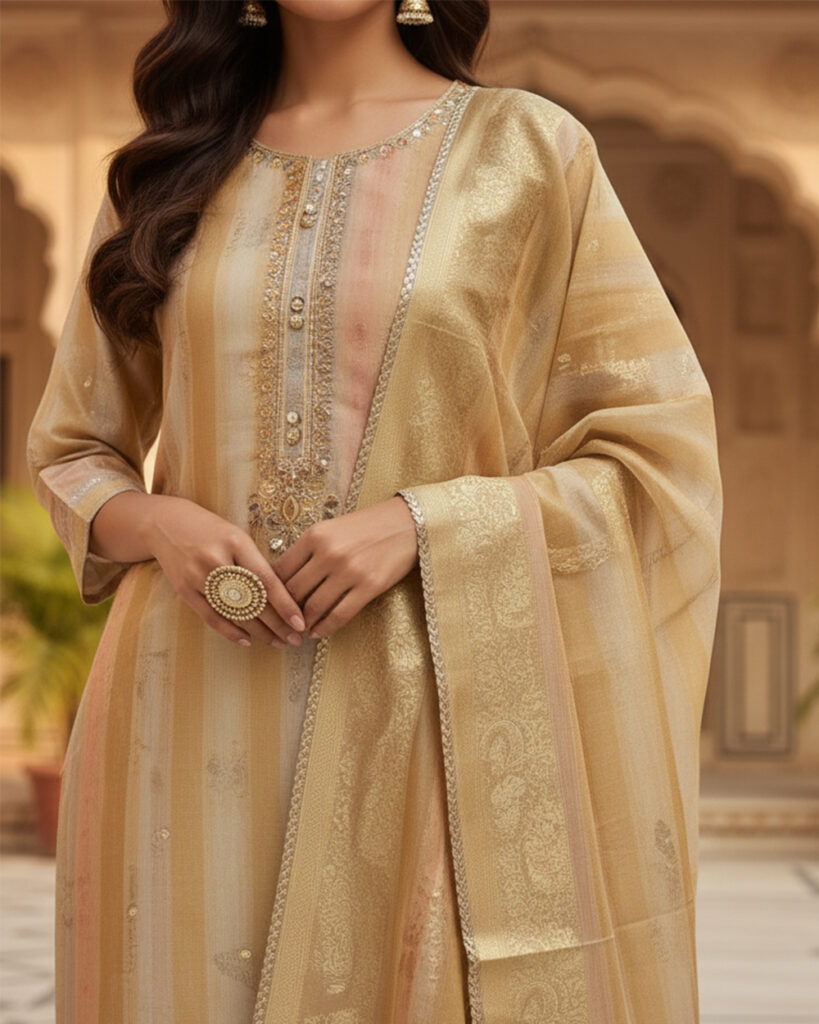 Soft Organza Suit Set