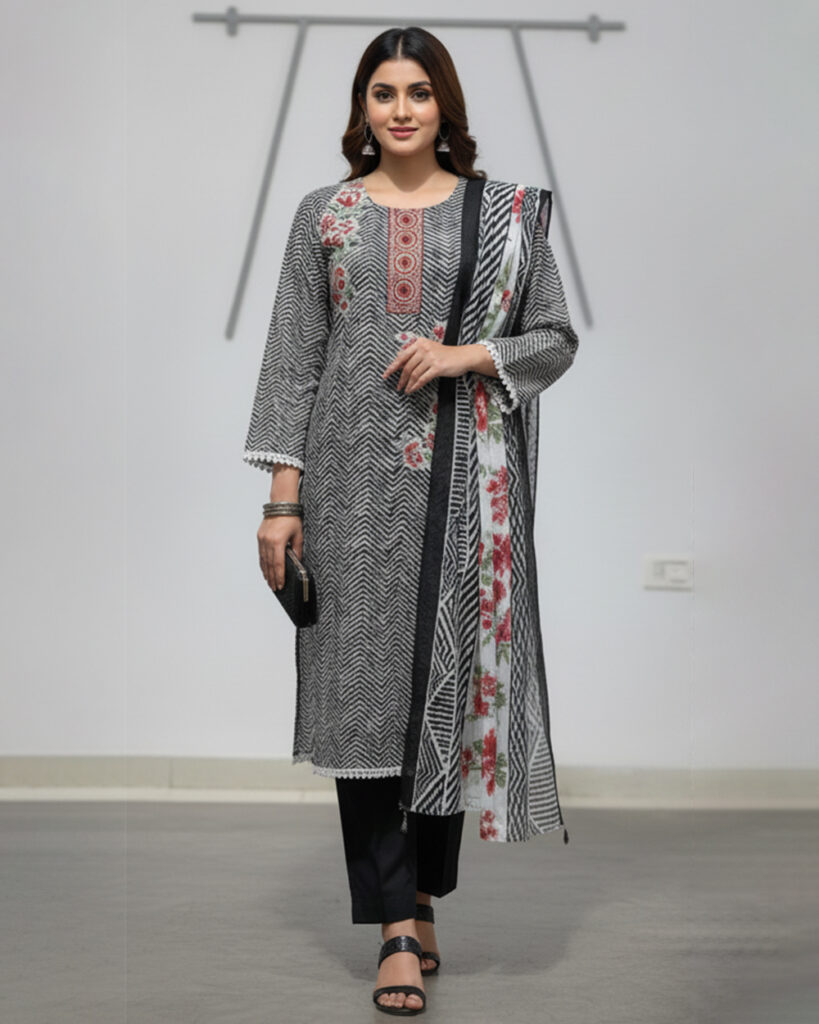 Cotton Kurti Set