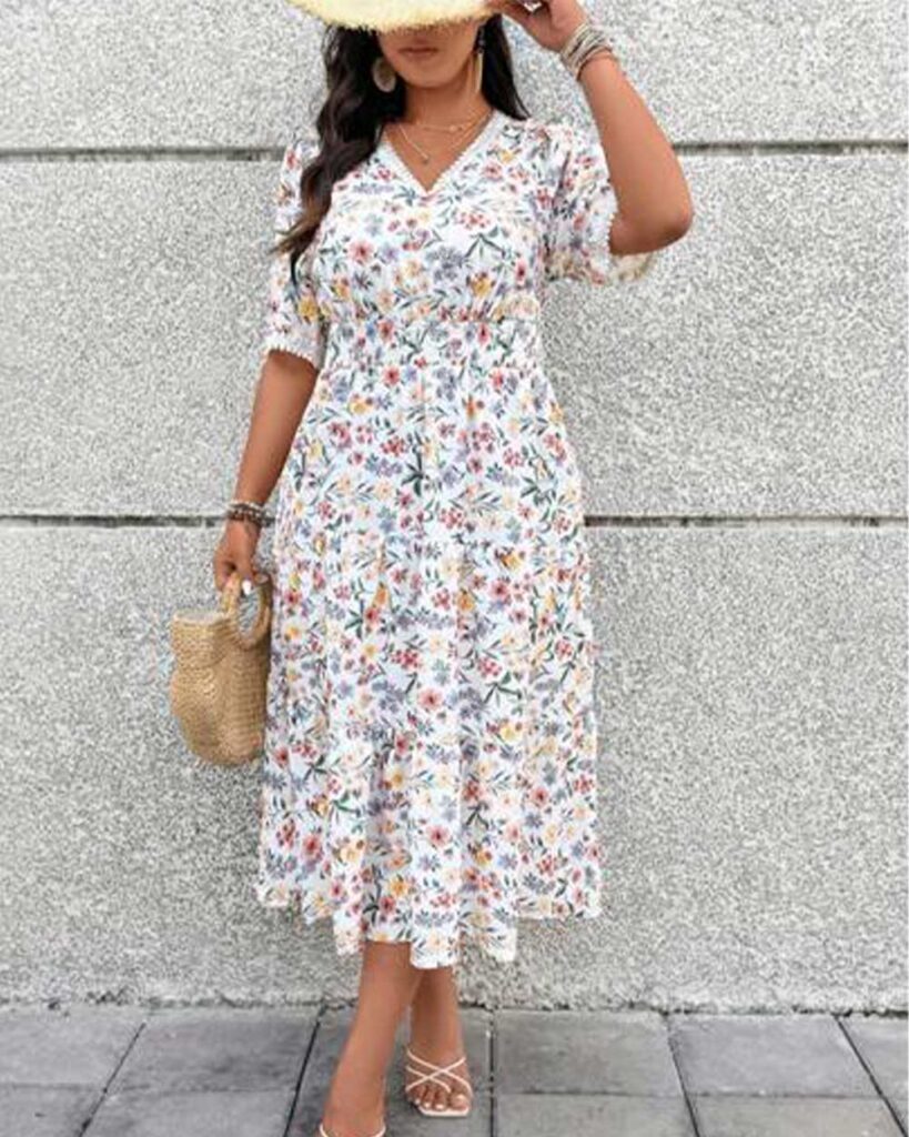 Cotton Floral Kurti