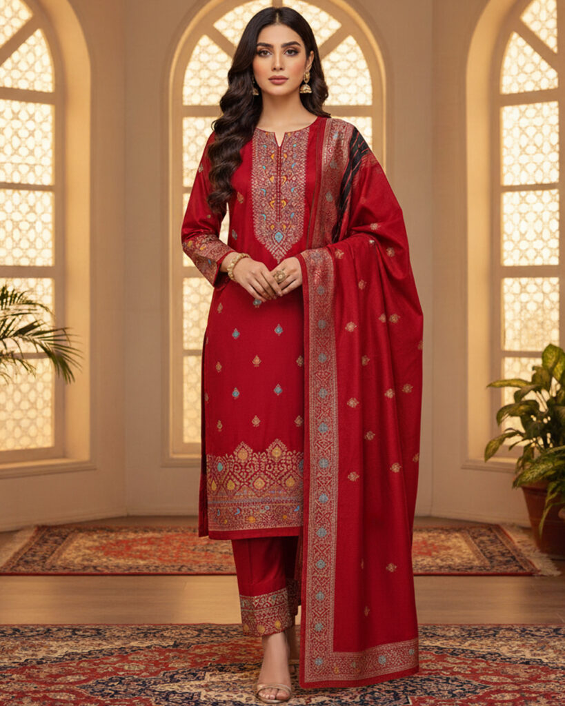 Premium Woolen Suits – Winter Special (Maroon)